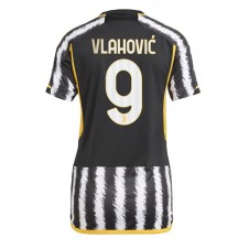 Juventus Dusan Vlahovic #9 Hjemmedrakt Kvinner 2023-24 Kortermet